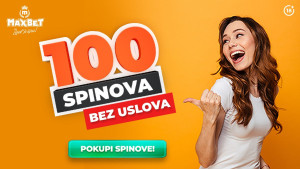MaxBet vas časti: Šta kažete na 100 spinova bez uslova?