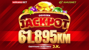 Amusnet rekordni jackpot u vrijednosti od 61.895KM