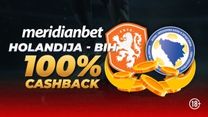 Nevjerovatna ponuda: Odigrajte bilo koji singl sa meča Holandija-BiH i ako promašite, dobijate 100% 