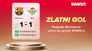 WWin kladionica oduševila igrače: Zlatni gol i W2 prednost donijeli dobitke i pored remija!