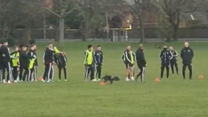 Zanimljiva scena sa treninga Sheffielda pred polazak na Anfield