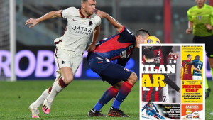  Kao po navici Džeko je opet završio na naslovnici ugledne Gazzette 