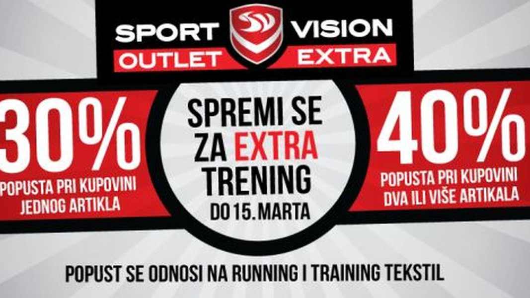 Spremi se za extra trening - Sport Vision Outlet