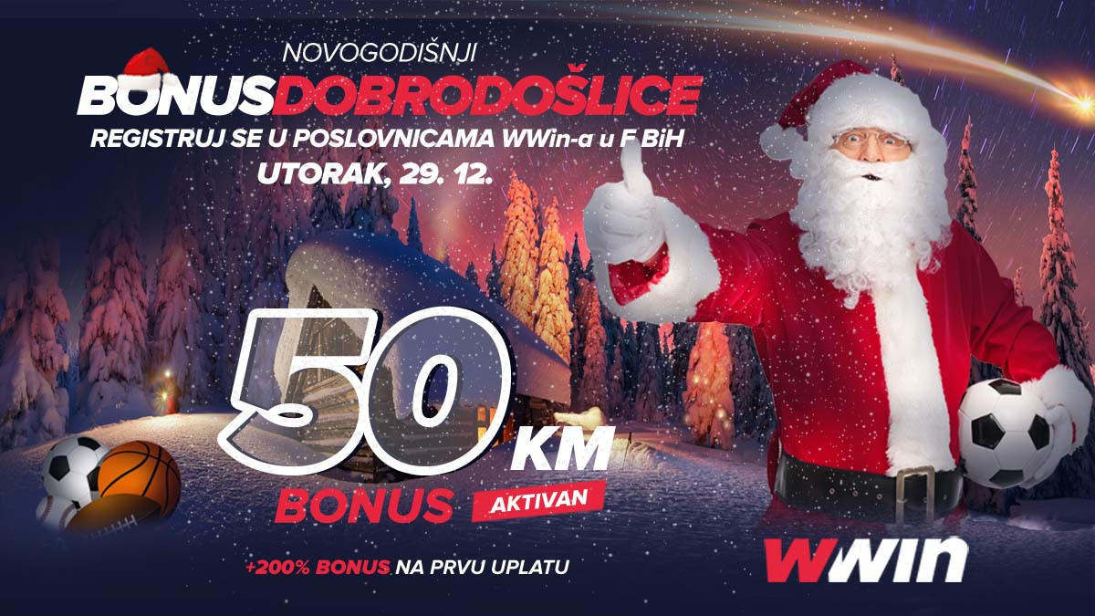 Ne propustite sjajnu priliku: Wwin – novogodišnji bonus dobrodošlice