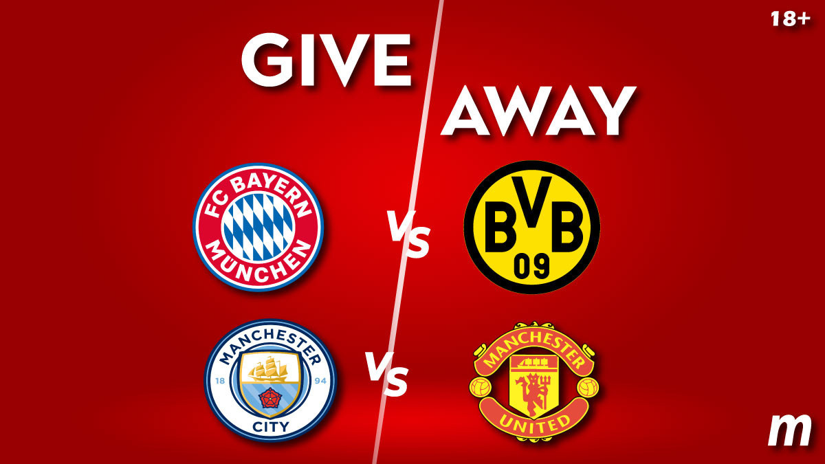 Giveaway + Najveće kvote na planeti: Bayern M. 1.75, Man. City 1.65, Juve 1.90!