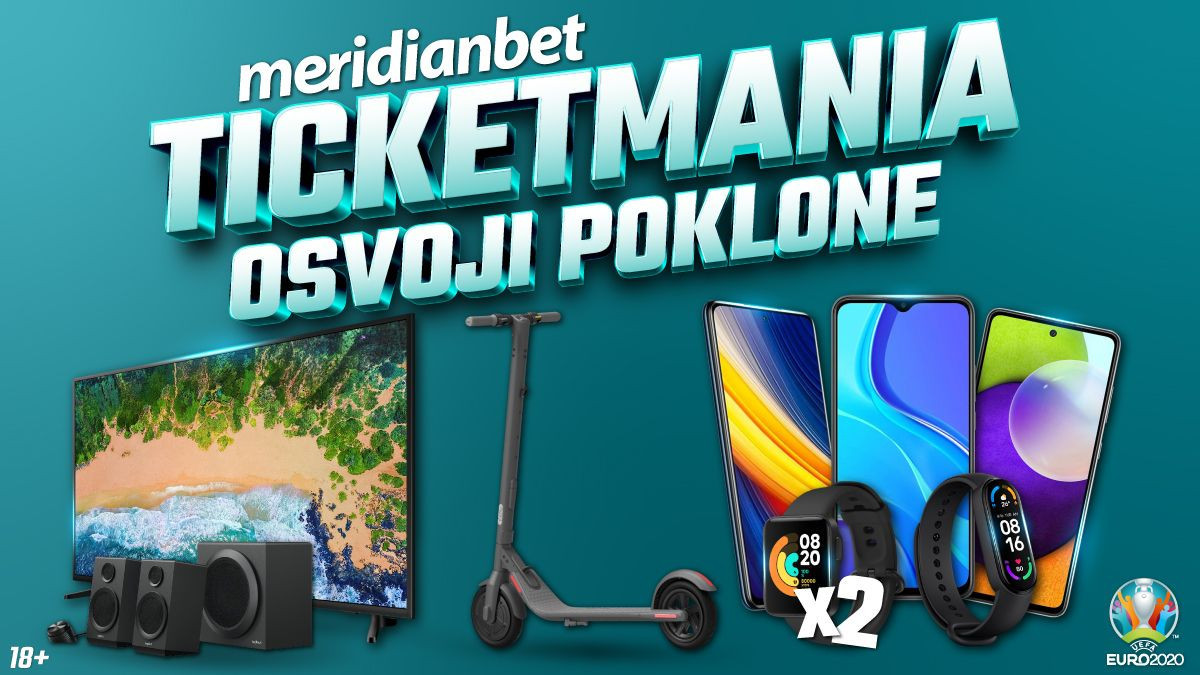 Meridian: EURO 2020 TICKETMANIA „raspametila“ fudbalske znalce. „NAJPAMETNIJI“ pokloni su spremni!