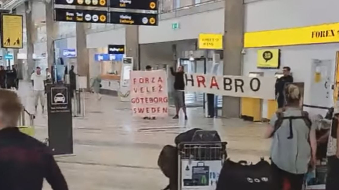 Velika je to ljubav: Ekspediciju Veleža u Švedskoj dočekali navijači uz pjesmu