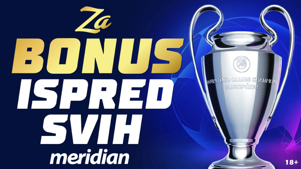 Meridianbet oborio rekorde sa kvotama: Liverpool 2.60, Dortmund 3.00, Real Madrid 1.80!