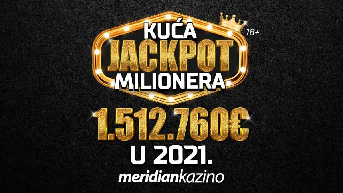 Meridian online kazino u 2021. isplatio više od 1.5 miliona eura vrijedne džekpotove