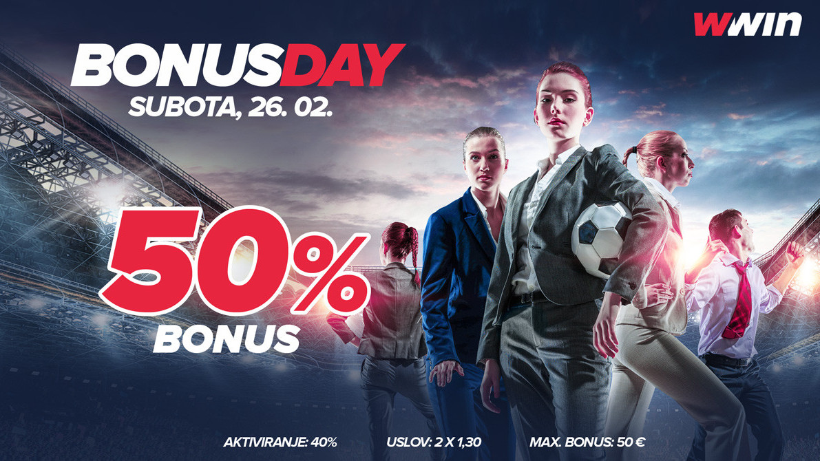 Danas (26.2.): Wwin bonus na uplatu
