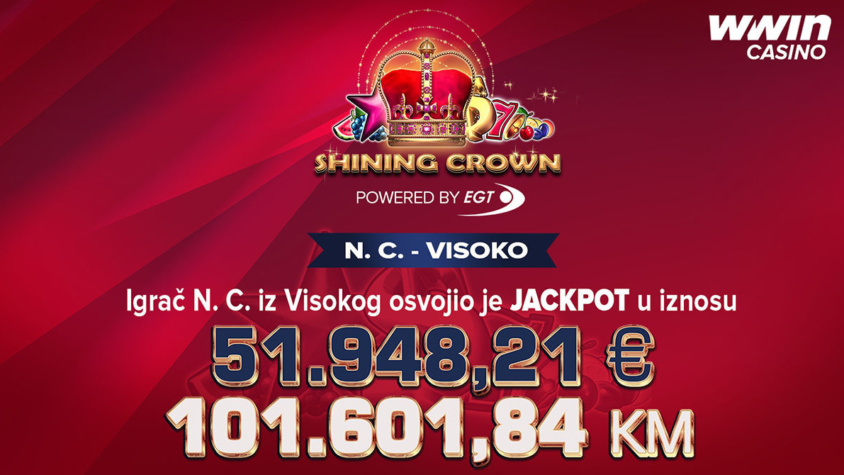 Super dobici na Wwin casinu: Visočanin i Konjičanin osvojili čak 160.000 KM!