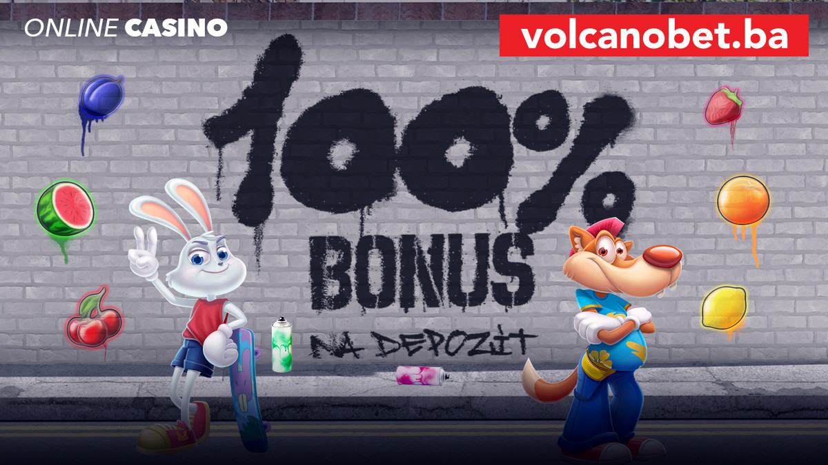 Igraj online casino i dobijaš 100% bonusa na prvi depozit