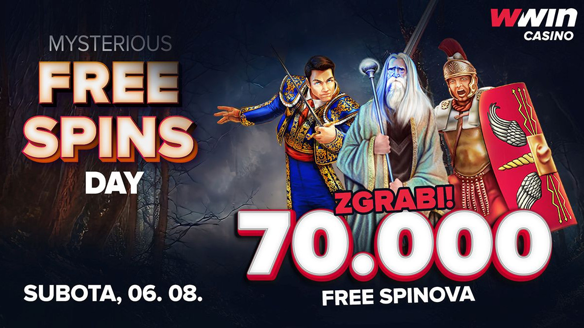 "Zgrabi" 70.000 besplatnih spinova na WWIN casinu