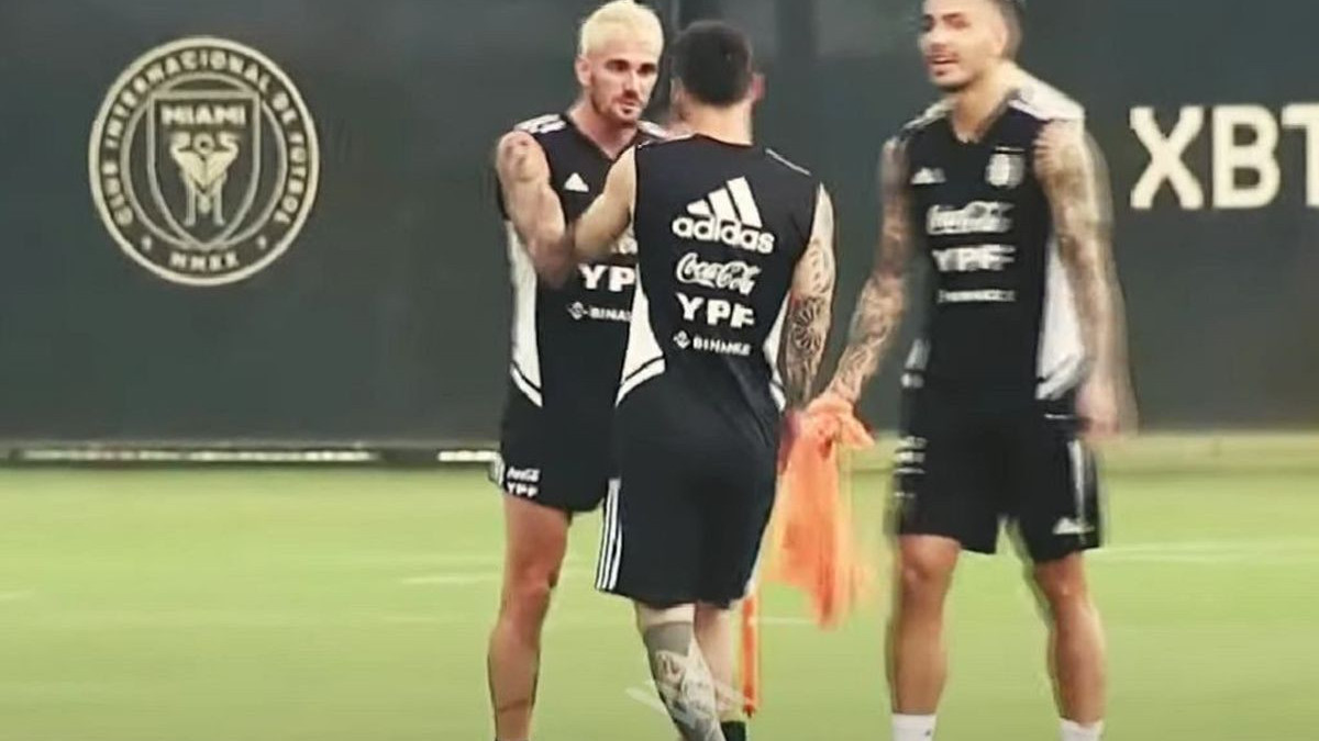 Incident na treningu Argentine, Messi u centru pažnje