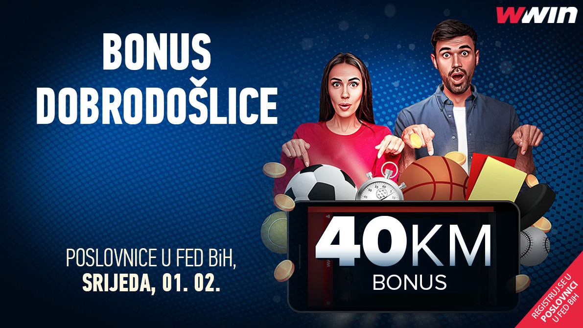 Registruj se danas i uzmi bonus