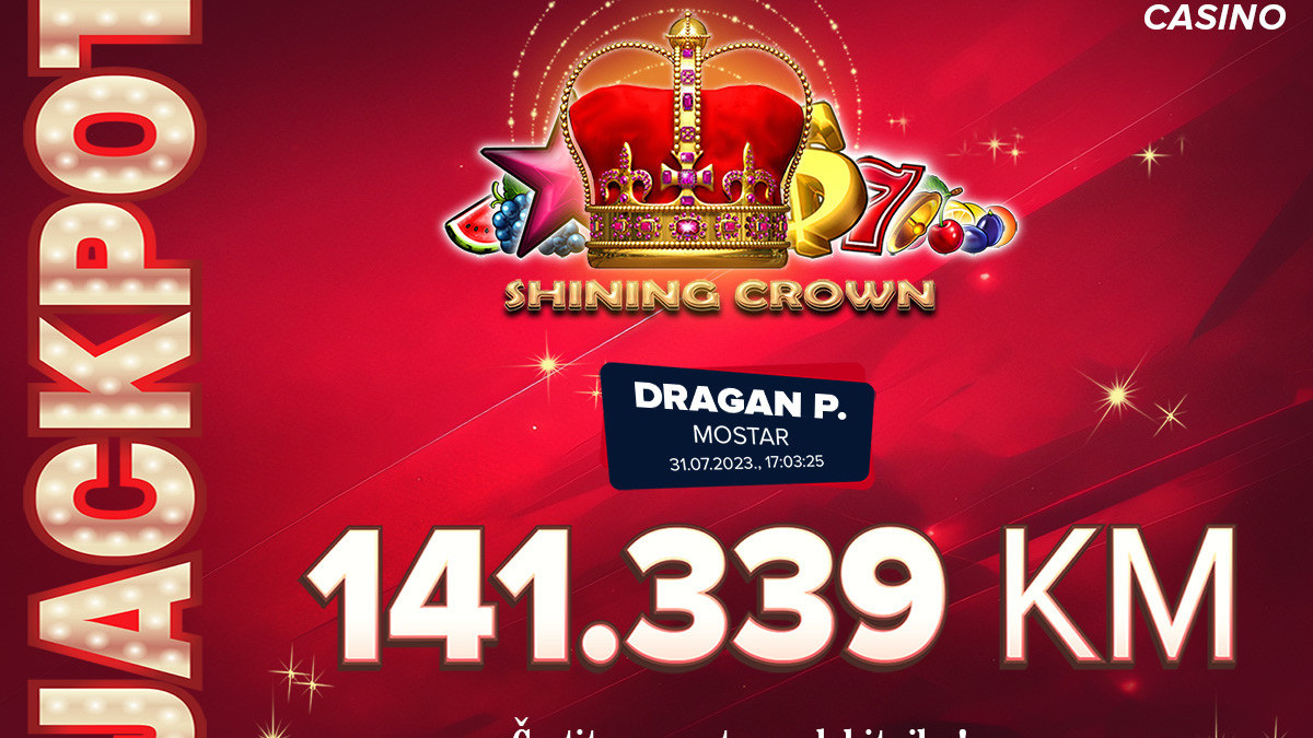 Mostarac osvojio više od 140.000 KM na WWin Casinu