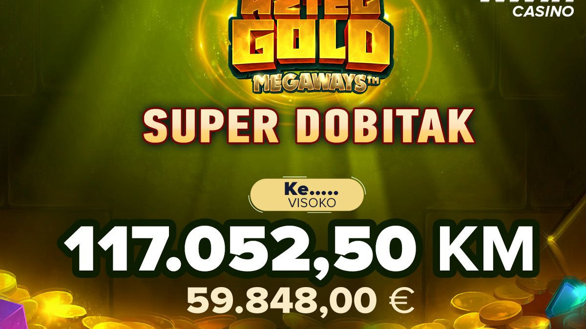 Visočanin osvojio više od 117.000 KM na WWin casinu!