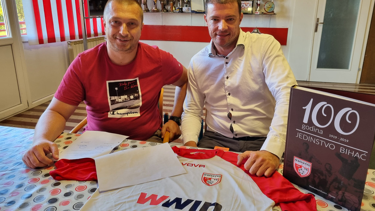 WWin sponzor NK Jedinstvo Bihać