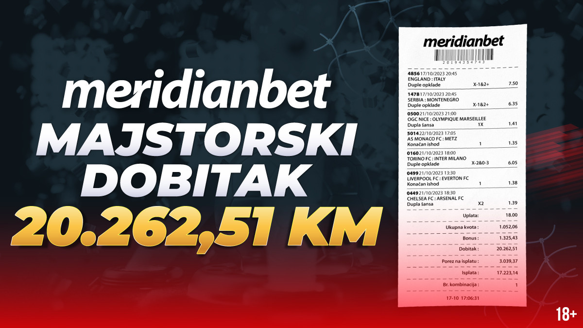 Spektakl u Meridianu: Pogođena kvota preko 1000!