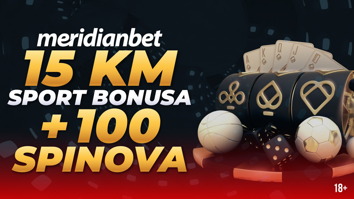 Kladionica Meridian: Registruj se i uzmi bonus i spinove!