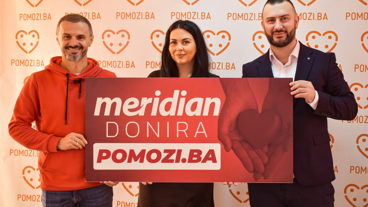 Za isti cilj: Meridian i Pomozi.ba nastavljaju saradnju
