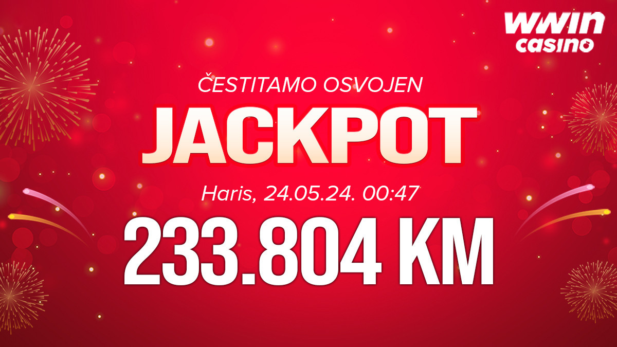 WWIN casino: Sretni dobitnik iz Tuzlanskog kantona osvojio najveći JACKPOT u BiH