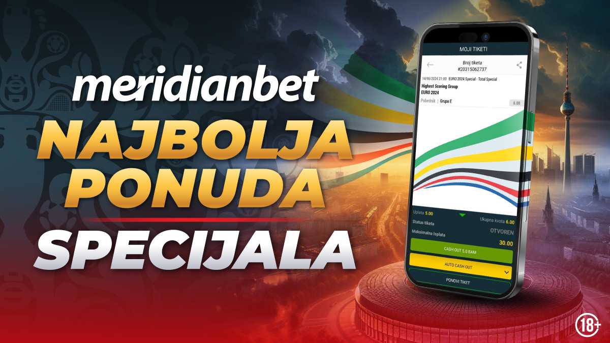 Kladionica Meridian – najveće kvote na planeti: Italija 2.55, Njemačka 1.70