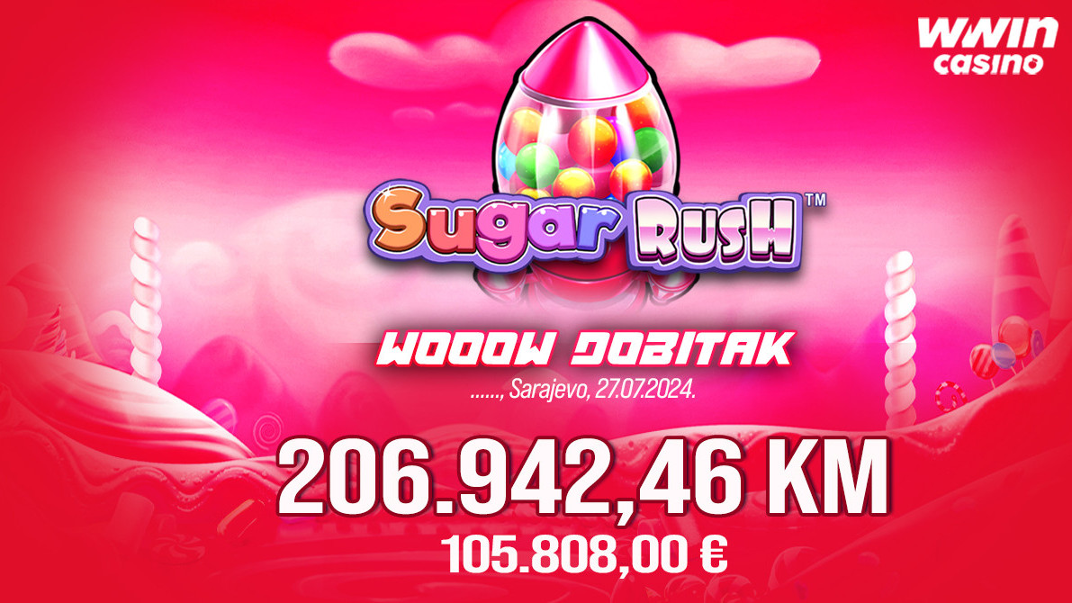 Igrač iz Sarajeva osvojio više od 200.000 KM na WWIN casinu