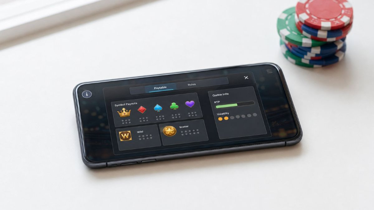 Kako čitati pravila i paytable kartice na ekranima igara u Spinboss Casino