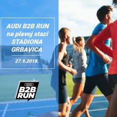 AUDI B2B RUN trkače vodi na plavu stazu Grbavice AUDI B2B RUN trkače vodi na plavu stazu Grbavice