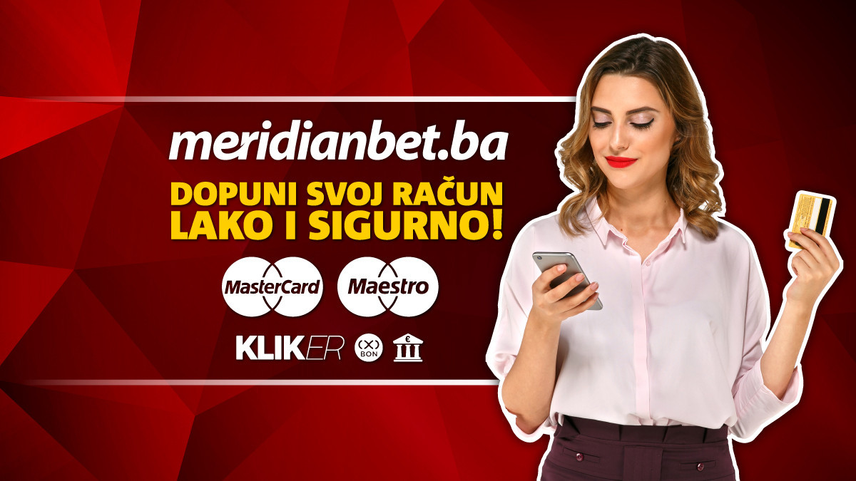 Bez provizije i poreza: U nekoliko klikova dopunite svoj Meridianbet račun i uzmite bonus