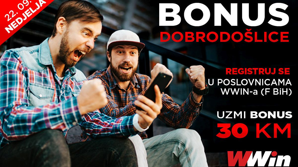Wwin - Bonus dobrodošlice