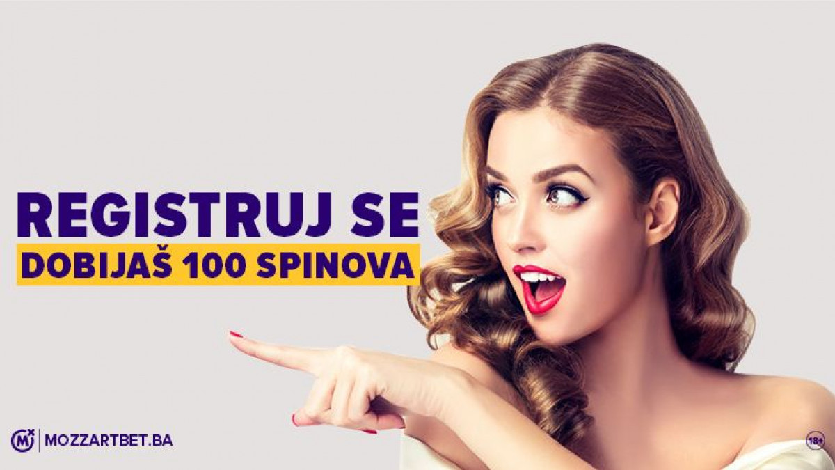 Uzmi 100 besplatnih spinova na Mozzart onlajn kazinu