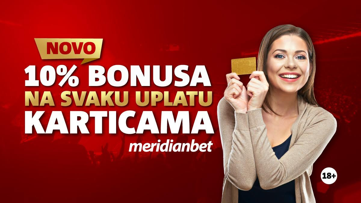 U Meridianu depozit vrijedi više: Za svaku uplatu karticama 10% bonusa