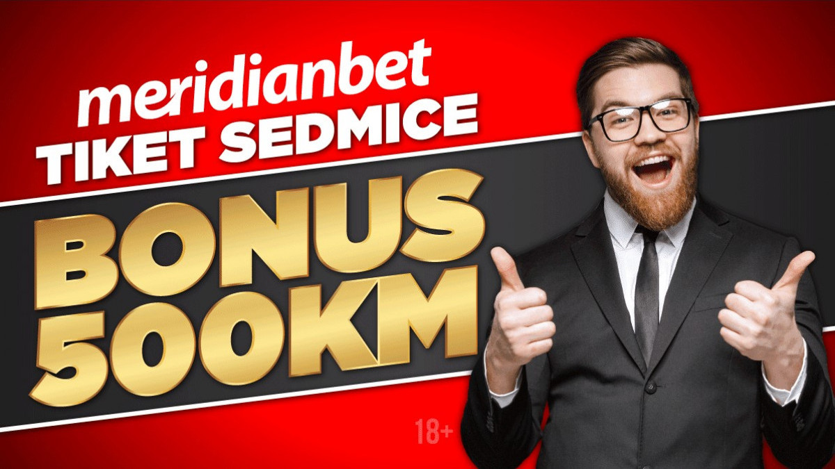 Decembarska ponuda u Meridianu: Za najbolji sedmični tiket 500 KM bonusa