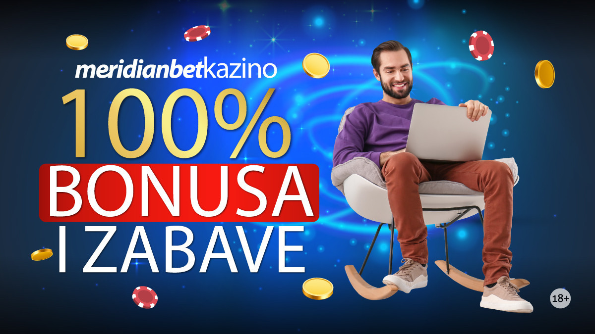 Šansa koja se ne propušta: U Meridianbetu zgrabi 100% bonusa