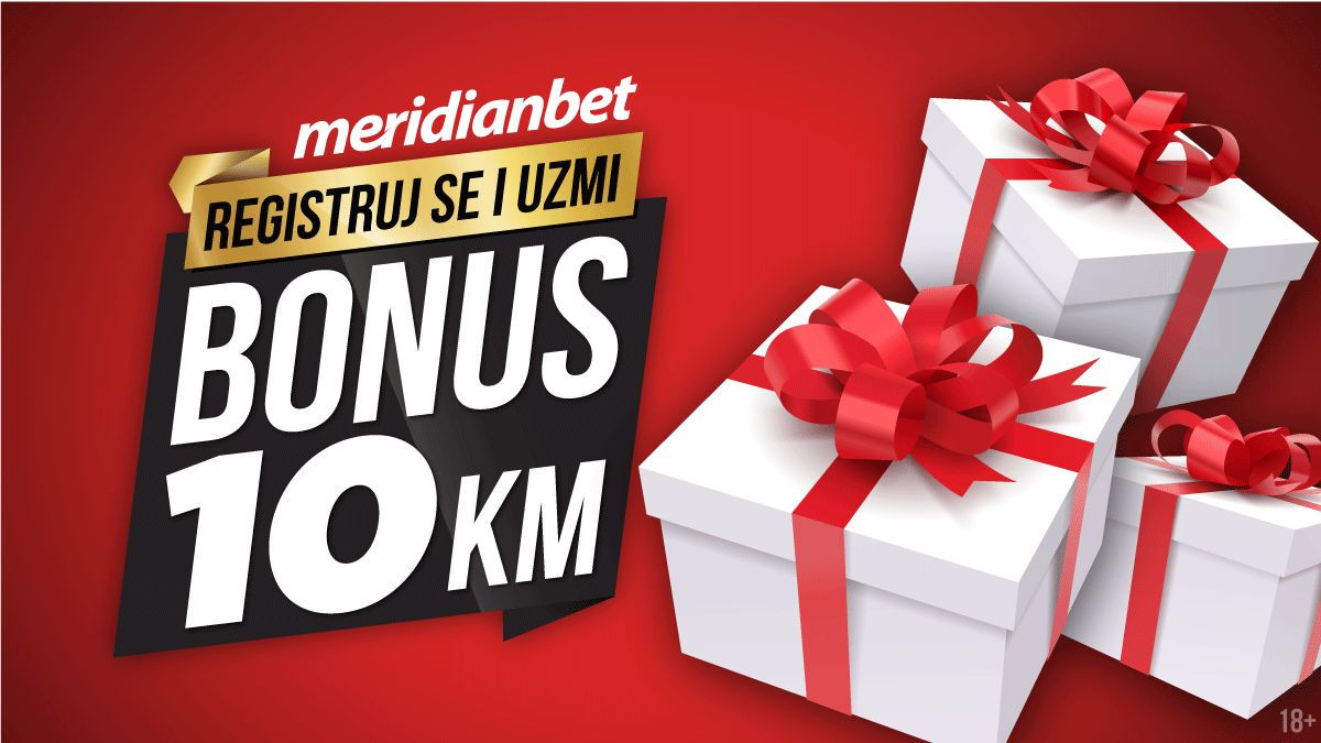 Meridian ponovo časti: Registrujte se i osvojite 10 KM bonusa