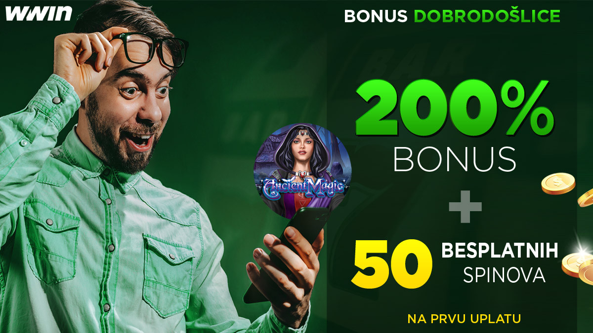 Registruj se na Wwin: Osvoji bonus i besplatne spinove