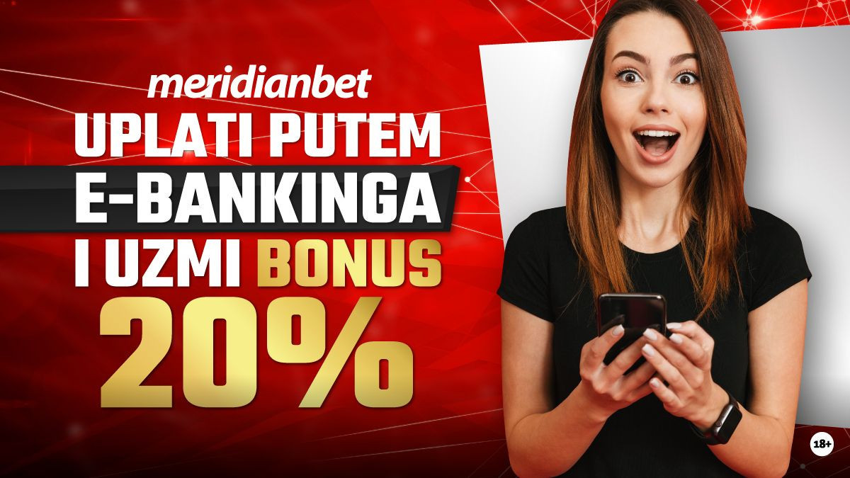 Pet dana bonusa u Meridianu: Uplatite depozit i uzmite 20% više