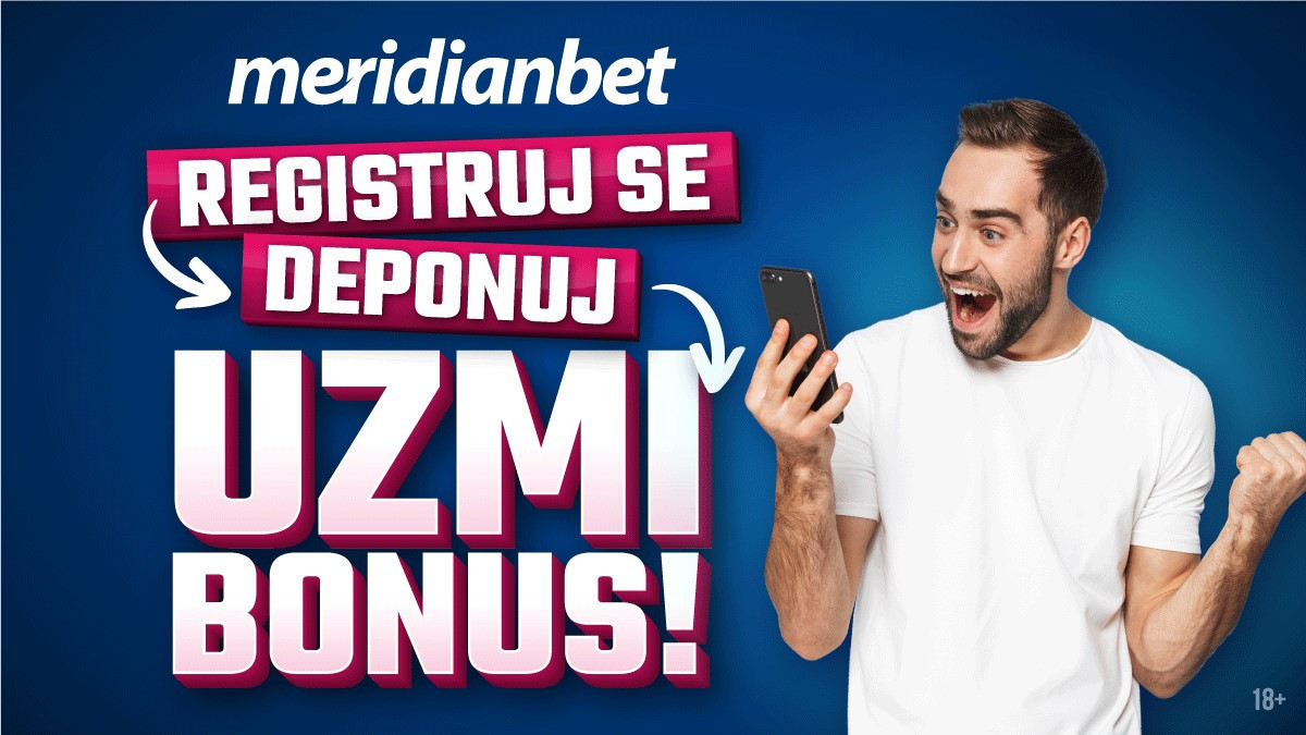 Meridianbet: Registruj se, deponuj i uzmi bonus