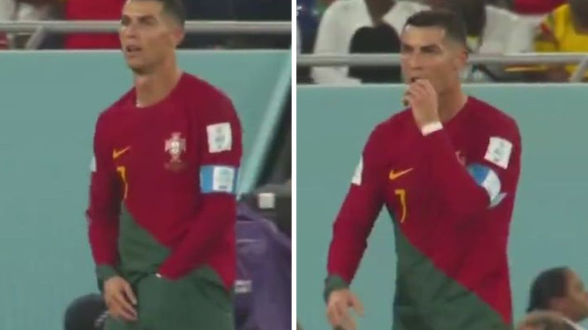 Detalj koji je zgrozio mnoge: Zna se šta je Ronaldo izvadio iz šorca tokom utakmice i pojeo