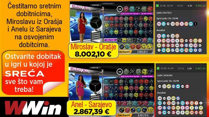 Miroslav i Anel preko omiljenih brojeva do vrijednih nagrada