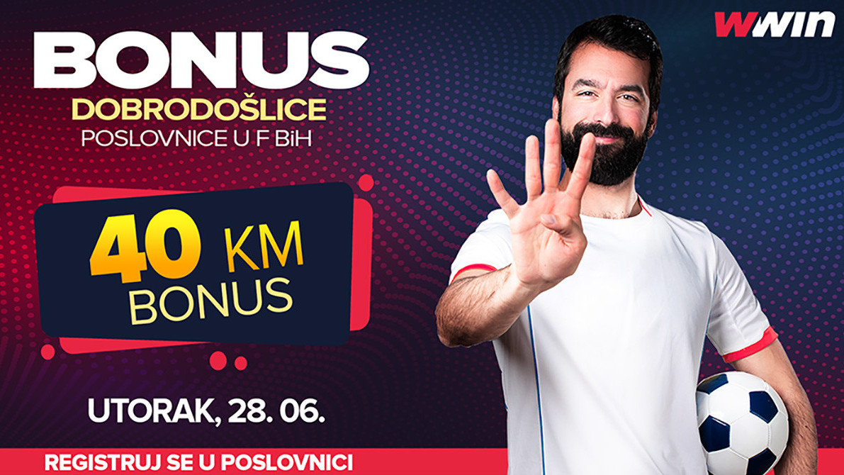 Ne propustite sjajnu priliku: Wwin - bonus dobrodošlice – UTORAK, 28.06.2022.