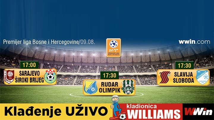 WWin-Williams: Klađenje UŽIVO na utakmice PLBiH