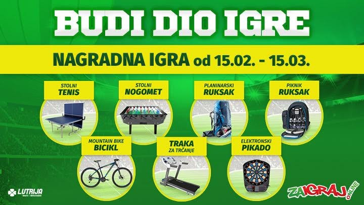 ZAIGRAJ ONLINE: Nagradna igra “Budi dio igre”