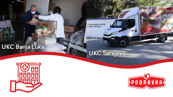  Podravka donirala 50.000 KM bolnicama u BiH