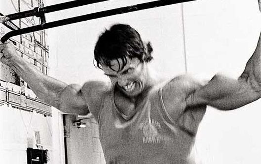 Arnoldov trening prsa i leđa za Mr. Olypiju 1974.
