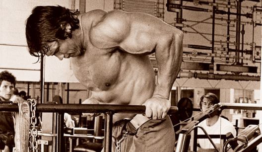 Arnoldov trening prsa i leđa za Mr. Olypiju 1974.